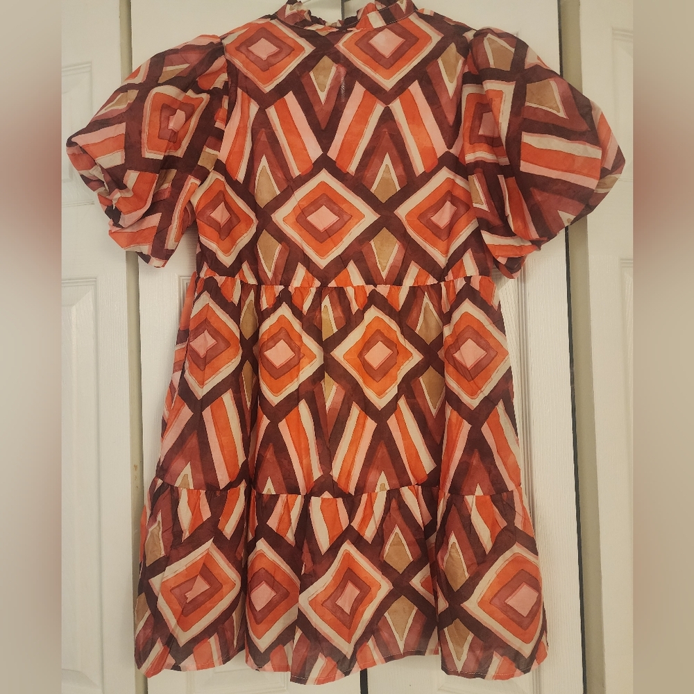THML Geometric Patterned Dress - Picture 3 of 5